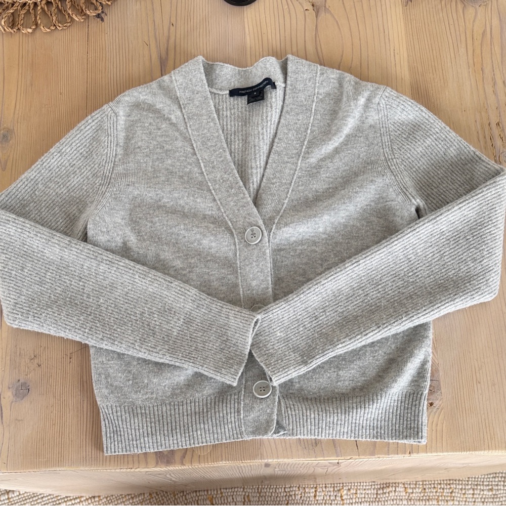 French Connection Light Gray Women's Cardigan
